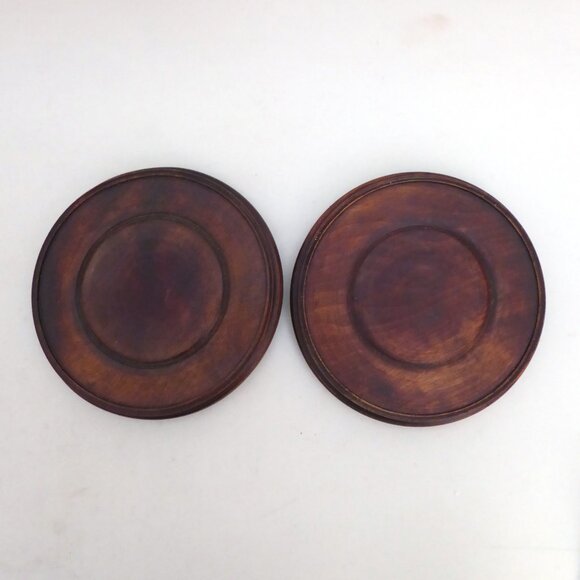 9” CHRISTMAS HOLIDAY CRANBERRY WREATH CANDLE HOLDER CENTERPIECE SET - Picture 13 of 15